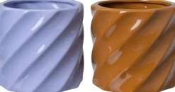 Intratuin bloempot Loren bruin D 8 H 7,5 cm