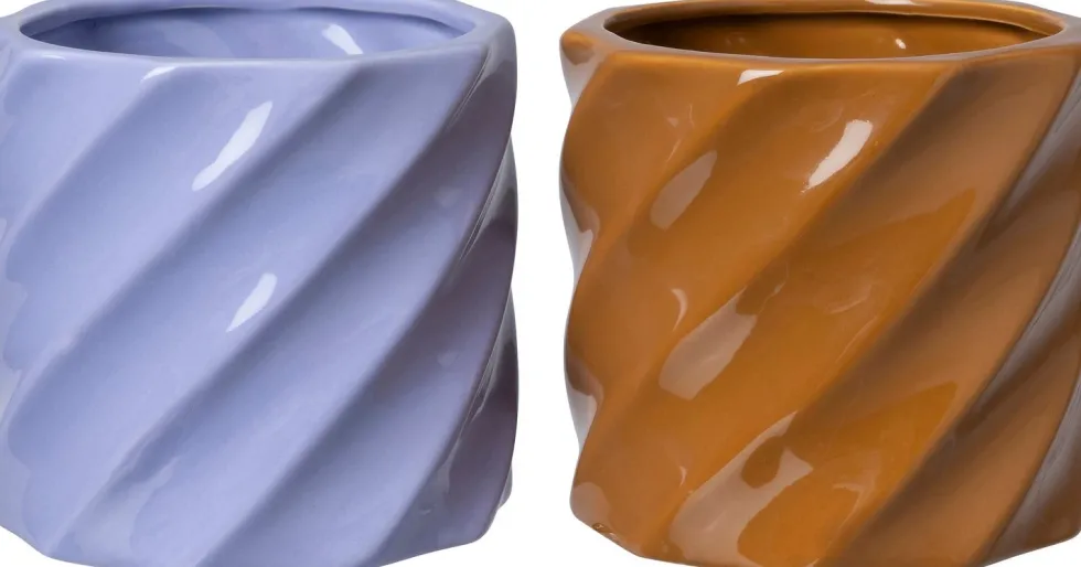 Intratuin bloempot Loren paars D 8 H 7,5 cm