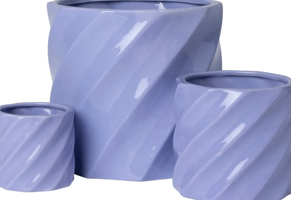 Intratuin bloempot Loren paars D 8 H 7,5 cm