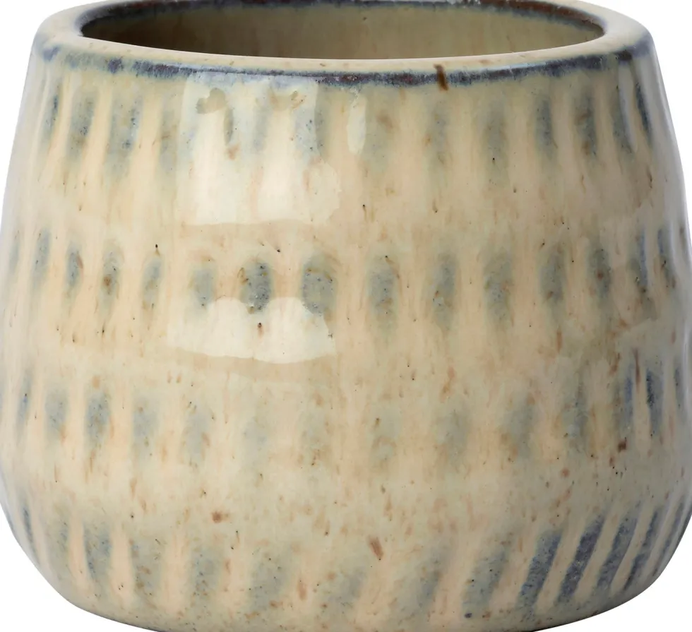 Intratuin bloempot Lot beige D 8 H 6 cm