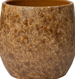 Intratuin bloempot Lotje bruin D 18 H 16 cm