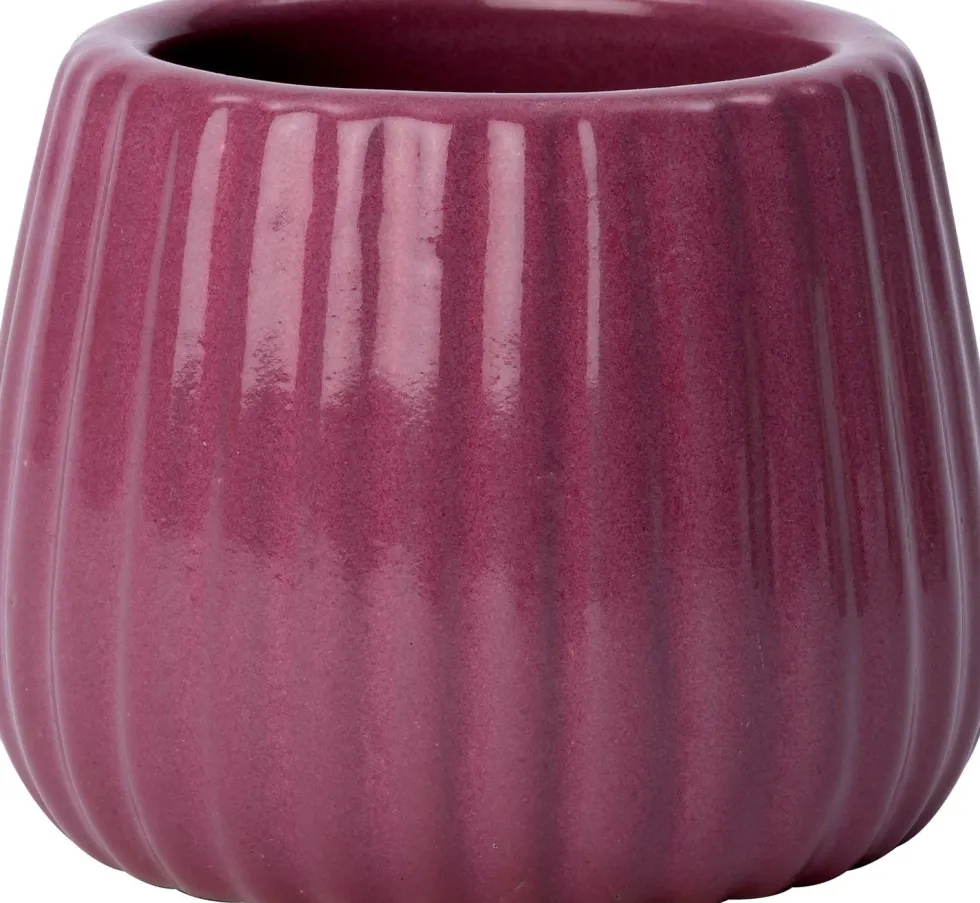 Intratuin bloempot Lot paars D 8 H 6 cm