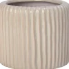 Intratuin bloempot Louva crème D 14 H 12 cm