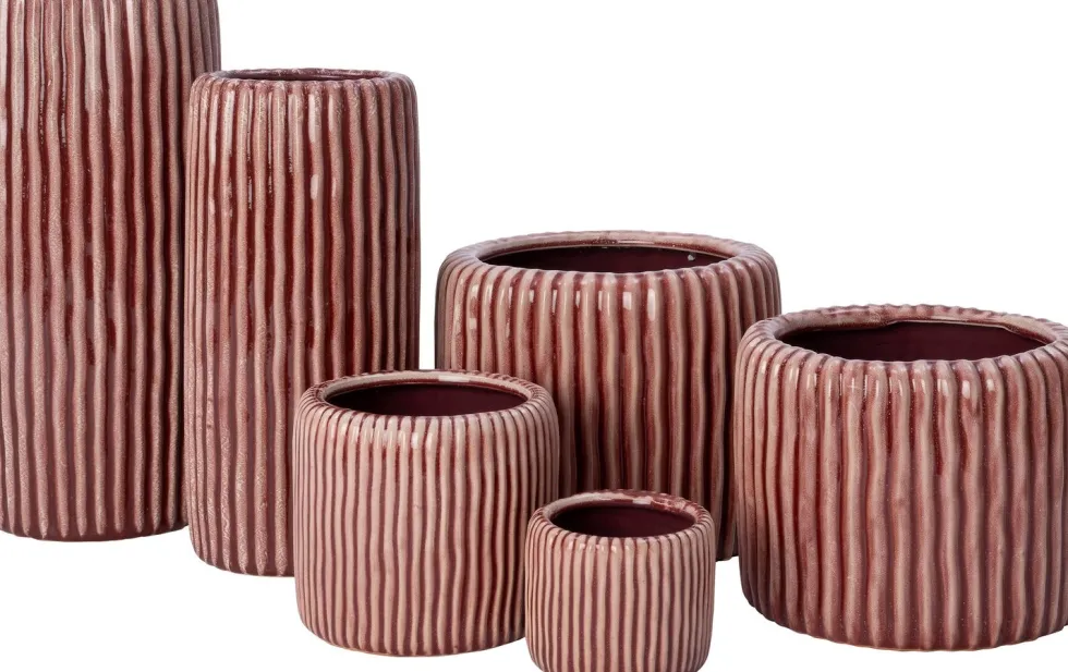 Intratuin bloempot Louva terracotta D 21 H 17 cm