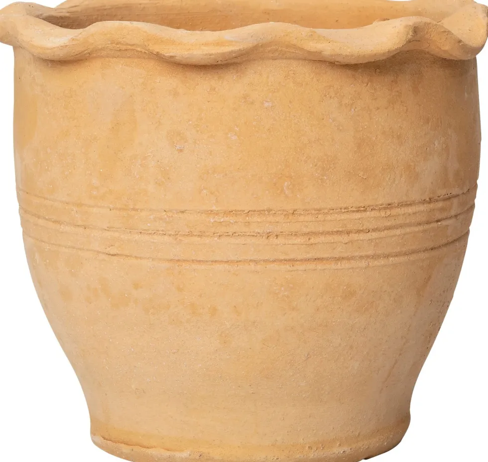 Intratuin bloempot Lucas beige D 10 H 10 cm