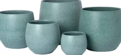 Intratuin bloempot Luke blauw D 19 H 17 cm