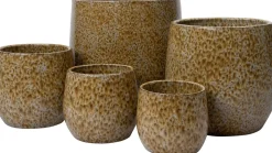 Intratuin bloempot Lulu geel D 18 H 16 cm