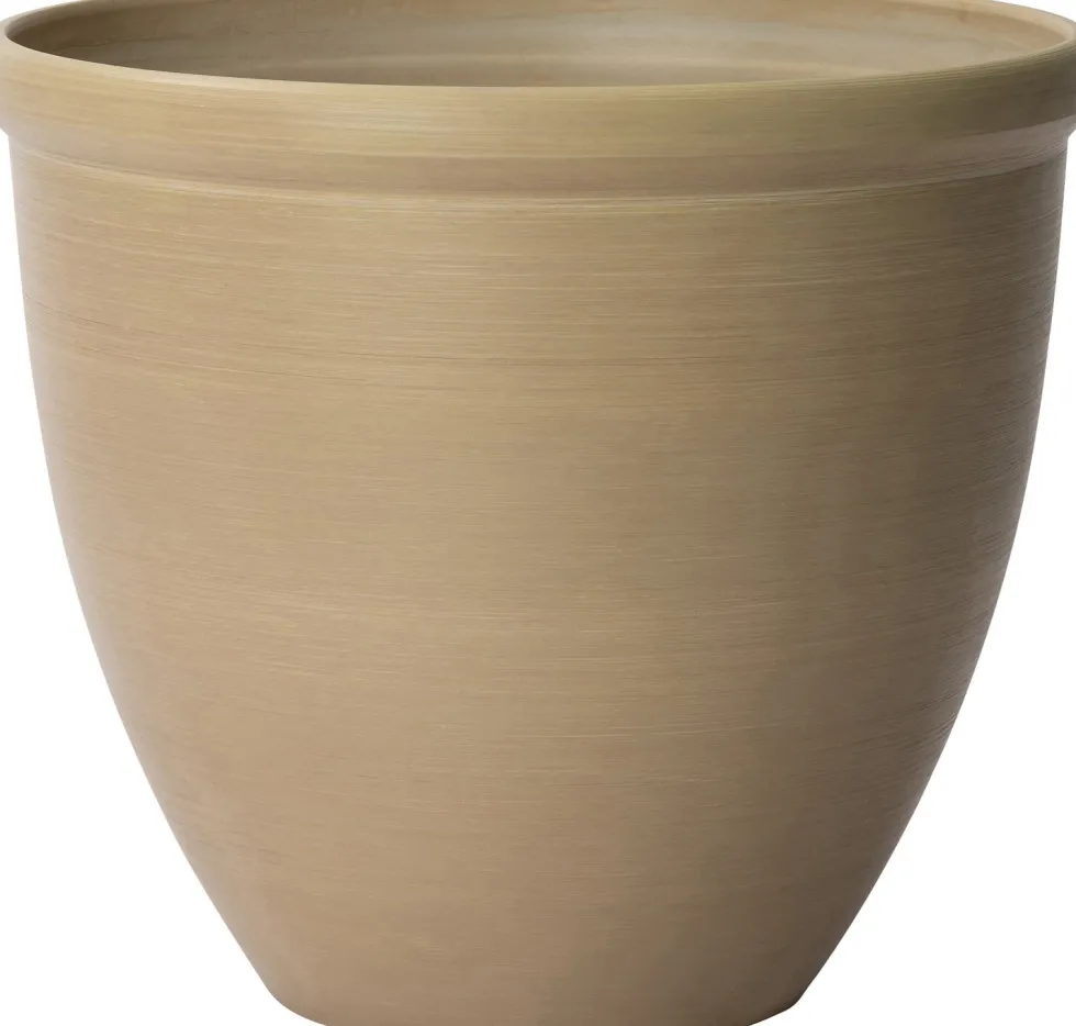 Intratuin bloempot Lush Living beige D 35 H 29 cm