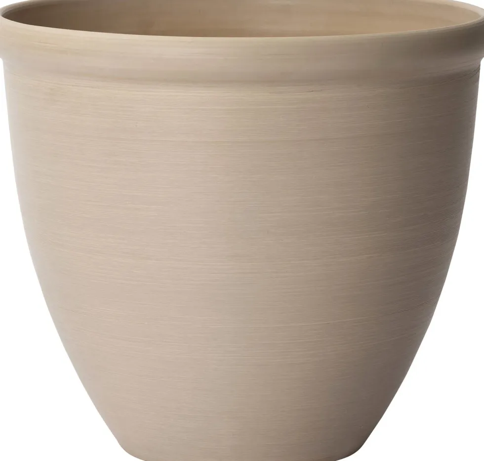Intratuin bloempot Lush Living grijs D 35 H 29 cm