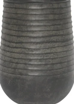 Intratuin bloempot Luuk antraciet D 28 H 37 cm