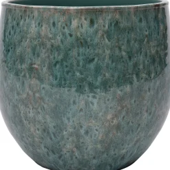 Intratuin bloempot Madeleine groen D 28 H 28 cm