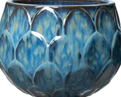 Intratuin bloempot Mae blauw D 26,5 H 19,5 cm