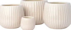 Intratuin bloempot Maela wit D 23 H 18,5 cm