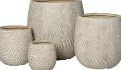 Intratuin bloempot Mandy bruin D 43 H 43 cm