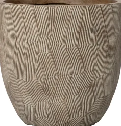 Intratuin bloempot Mani bruin D 37 H 36,5 cm
