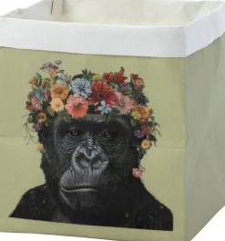 Intratuin bloempot Manu gorilla groen 18 x 18 x 20 cm