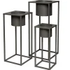 Intratuin bloempot Maria op voet grijs D 24 H 60 cm
