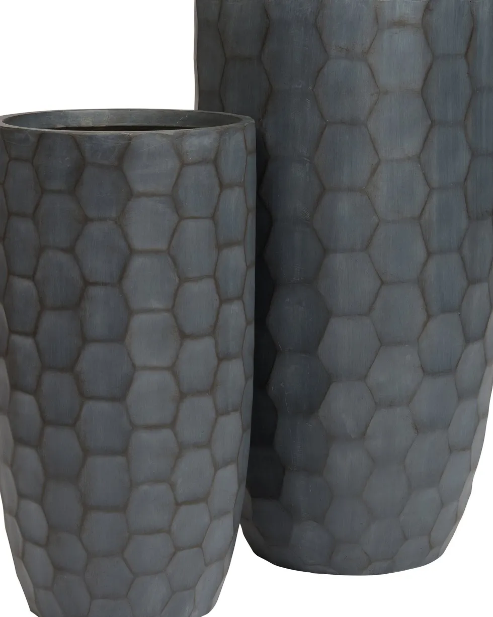 Intratuin bloempot Marjolein grijs D 33 H 62 cm