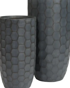Intratuin bloempot Marjolein grijs D 42,5 H 78 cm