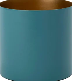 Intratuin bloempot Marley blauw D 15 H 15 cm