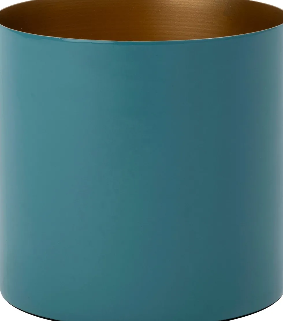 Intratuin bloempot Marley blauw D 17 H 17 cm