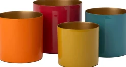 Intratuin bloempot Marley blauw D 17 H 17 cm