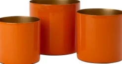 Intratuin bloempot Marley oranje D 15 H 15 cm