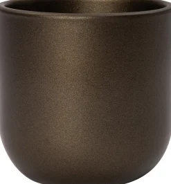 Intratuin bloempot Marlon goud D 19 H 17 cm