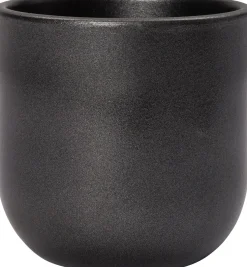 Intratuin bloempot Marlon zwart D 14 H 12 cm