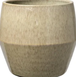 Intratuin bloempot Maure beige D 21 H 19 cm