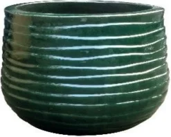 Intratuin bloempot Meave groen D 34 H 30 cm