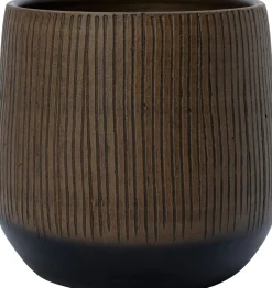 Intratuin bloempot Melle bruin D 24 H 22 cm