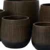 Intratuin bloempot Melle bruin D 16 H 14 cm
