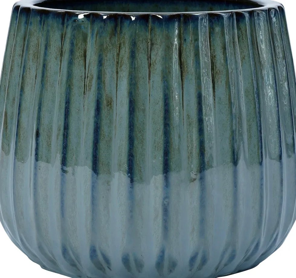 Intratuin bloempot Meloen groen 40 H 33 cm