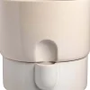 Intratuin bloempot met waterreservoir Leora wit D 15,5 H 15,5 cm