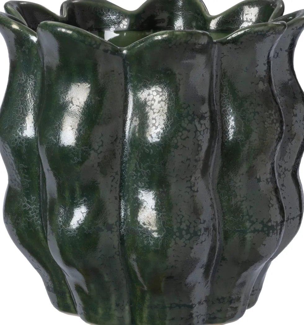 Intratuin bloempot Middy groen D 17 H 15,2 cm