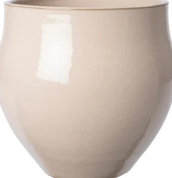 Intratuin bloempot Miek beige D 32 H 30 cm