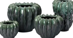 Intratuin bloempot Minir groen D 32,4 H 26,7 cm
