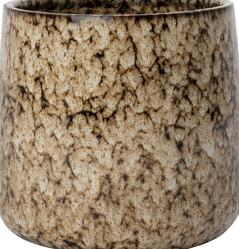 Intratuin bloempot Miro bruin / crème D 26 H 24 cm