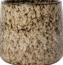 Intratuin bloempot Miro bruin / crème D 34 H 32 cm
