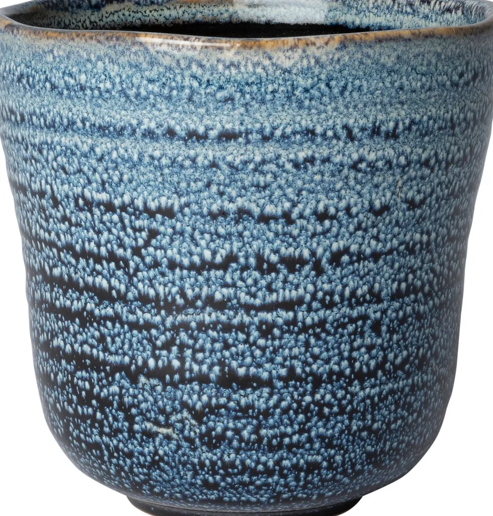 Intratuin bloempot Modena blauw D 13 H 12,7 cm