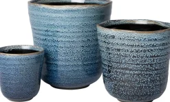 Intratuin bloempot Modena blauw D 16,5 H 16 cm