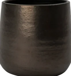 Intratuin bloempot Momo koper / bruin D 26 H 24 cm