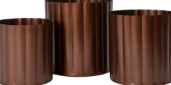 Intratuin bloempot Morgan koper D 20 H 20 cm