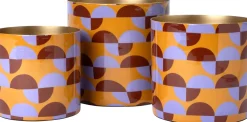 Intratuin bloempot Movi geel D 15 H 15 cm