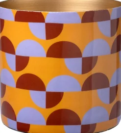 Intratuin bloempot Movi geel D 15 H 15 cm