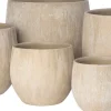 Intratuin bloempot Neiva beige D 18 H 16 cm