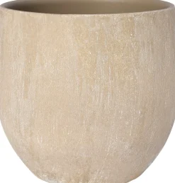 Intratuin bloempot Neiva beige D 18 H 16 cm