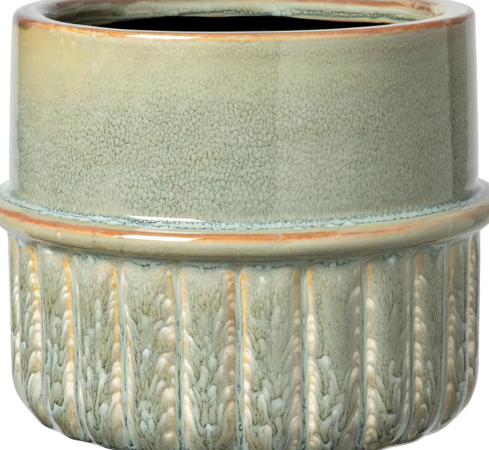 Intratuin bloempot Nemi groen D 17,5 H 14 cm