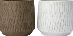 Intratuin bloempot Niamh crème D 22 H 20 cm